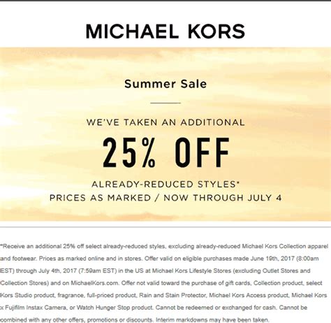 michaelkors com coupon|michael kors outlet coupon.